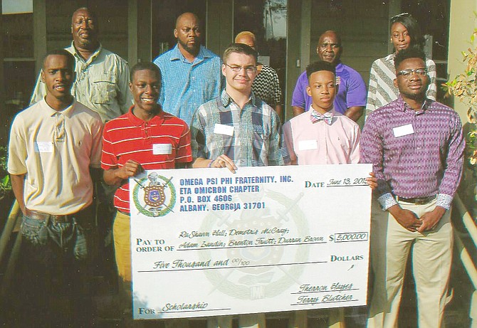 Omega Psi Phi Awards Scholarships in Albany, GA